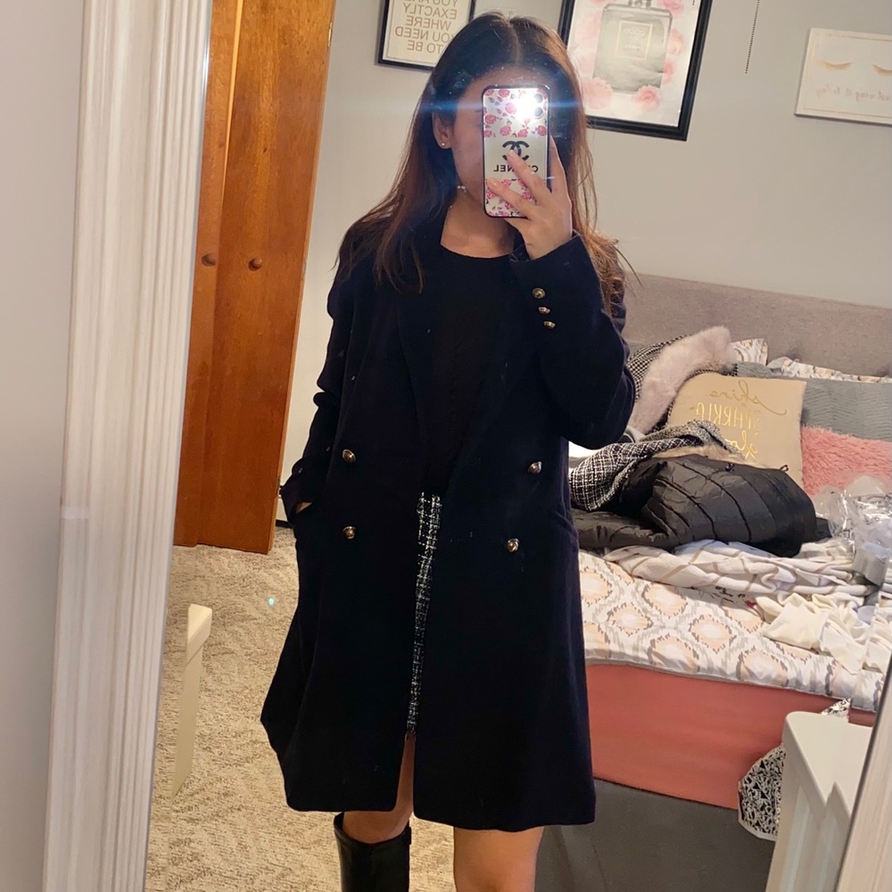 Black Pea Coat